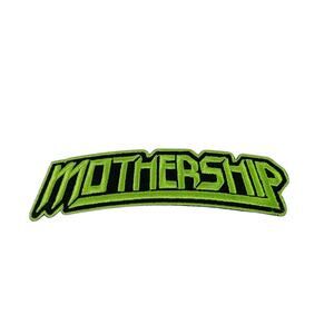 Mothership Band Patch Green Script Iron or Sew On